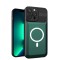 Husa pentru apple iphone 13 magsafe, urban armor, flippy, verde inchis, suport magnetic