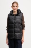 Pepe Jeans vestă culoarea negru, de iarnă, PL4024359