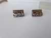 Butoni Argint 835 Vintage Barbati 17.80g, 22x27mm