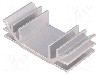 Radiator extrudat, aluminiu, 35mm x 70mm, STONECOLD -