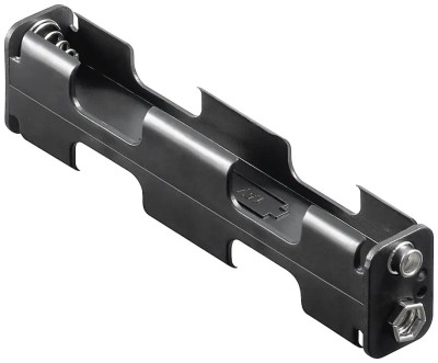 Suport baterii 4x AA R6 cu mufa Tip 9V 11464 Goobay foto