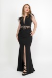 Rochie eleganta lunga Noella tip sirena - Fofy - S(36)