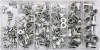 Set 150 Nituri Aluminiu YATO M3-M10, cu Flansa, pentru Industrie si Ateliere Metalice, in Cutie de Organizare