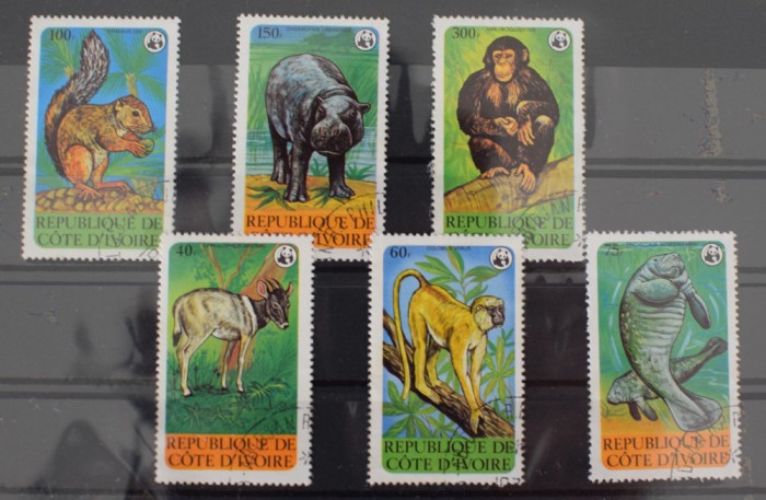 TS23/11 Timbre Serie Cote D&#039;voire - Animale