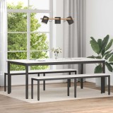 Cumpara ieftin Masa de dining 200 x 100 x 75 cm Lemn de pin masiv Alb