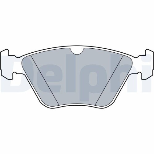 Placute frana Mercedes Clasa E (W211) 03.02-03.09, Clasa E T-Model (S211) 02.03-07.09, Fata, DELPHI