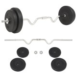 VidaXL Set haltere, 30 kg