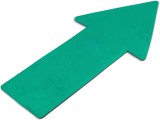 Marcaj de podea săgeată verde