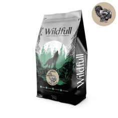 Wildfull Dog Junior Mini Size GF - Turkey &amp;amp;amp; Pumpkin 2 kg foto