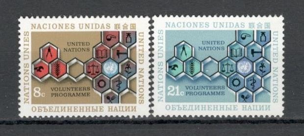 O.N.U.New York.1973 Program de voluntariat SN.357