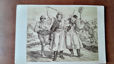 Fotografie pe carton, dans tiganesc foto