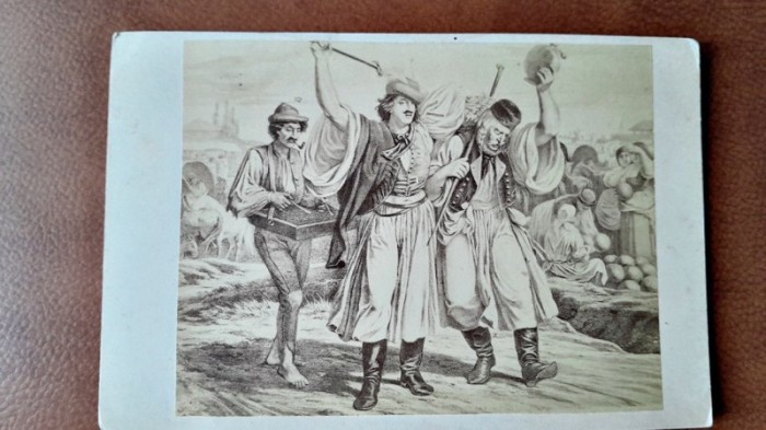 Fotografie pe carton, dans tiganesc