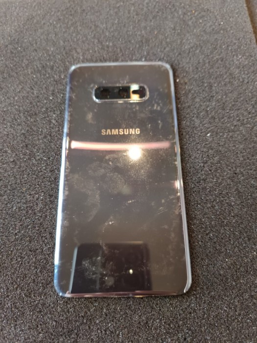 Capac original Samsung Galaxy S10E (SH) cu geam camera NEGRU