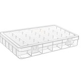 Cumpara ieftin Cutie organizator suruburi, transparenta, ASR-5049, 275 x 190 x 45 mm