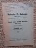 Valeriu P. Bologa 1853-1899, Constantin Popp, DEDICATIE, AUTOGRAF, 1939, Bibliofilie, Carte Veche, Dacia Traiana, 33 pagini