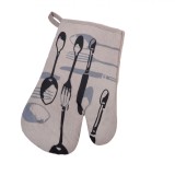 Manusa bucatarie si servet pentru cuptor, ETK, culoare taupe