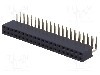 Conector 40 pini, seria {{Serie conector}}, pas pini 2.54mm, CONNFLY - DS1024-2*20R0 foto