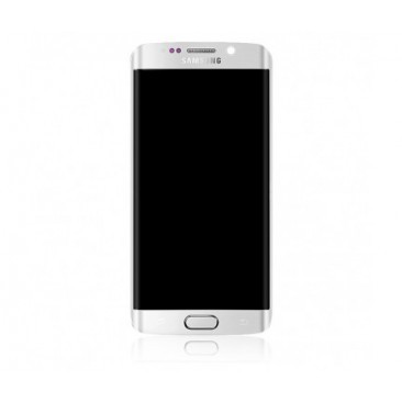 DISPLAY CU TOUCHSCREEN SAM GALAXY S6 EDGE G925 ALB CU RAMA ORIGINAL foto