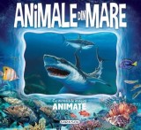Carte interactiva pentru copii 3+ Animale din mare cu imagini animate, Editura Girasol, Autor Migueal A. Rodriguez Cerro, Cartonata, 10 pagini, 2026