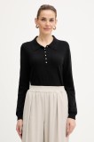 Morgan pulover culoarea negru, light, MPOLI