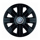 Cumpara ieftin Set 4 Capace Roti Autohelix MSA&reg;, potrivite jantelor de R14, pentru Volkswagen, model Cosmos Negru