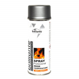 Spray Vopsea Temperaturi Inalte Brilliante, Argintiu, 400ml