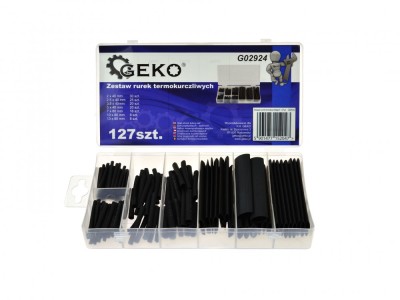 Set tuburi termocontractabile 127 piese, Geko G02924 foto