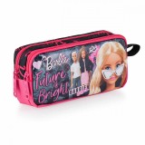 Penar dreptunghiular cu 2 fermoare, Future is Bright, Barbie