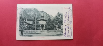 Prahova Busteni Scoala Domneasca In relief Embosata En Relief 1900 foto