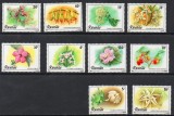 C5899 - Rwanda 1981 - Flora 10v.neuzat MNH