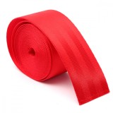 Banda centura de siguranta auto rosie 46 mm, la metru liniar, pentru tuning