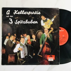Disc Vinil DIE 3 SPITZBUBEN &amp;ndash; A Kellerpartie Mit Den 3 Spitzbuben (1966) EX foto