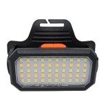 Lanterna de cap, cu 6 moduri de iluminare, incarcare USB, cu 50 de LEDuri, din plastic, negru