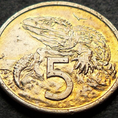Moneda exotica 5 CENTI - NOUA ZEELANDA, anul 1982 * cod 5250 A
