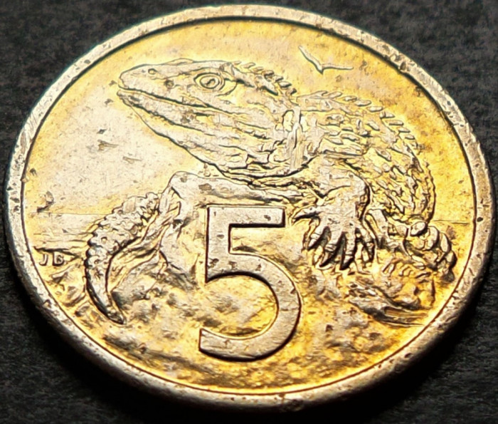 Moneda exotica 5 CENTI - NOUA ZEELANDA, anul 1982 * cod 5250 A