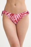 Pepe Jeans chiloti de baie LEAF KNOT BIKINI culoarea rosu, PLB10554