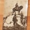 Carte postala (vedere) Cluj statuia lui Matei Corvin. Circulata 1967