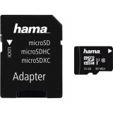 Card de memorie Hama 124138 MicroSDHC, 16GB, Clasa 10 + Adaptor, 16 GB