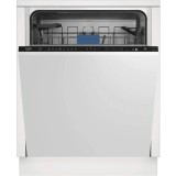 Masina de spalat vase incorporabila Beko BDIN28450C, 14 seturi, 8 programe, Clasa B, Deschidere automata a usii, Motor ProSmart Inverter, Fast+, 60 cm