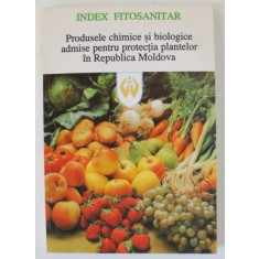 PRODUSELE CHIMICE SI BIOLOGICE ADMISE PENTRU PROTECTIA PLATELOR IN REPUBLICA MOLDOVA , INDEX FITOSANITAR , 1998