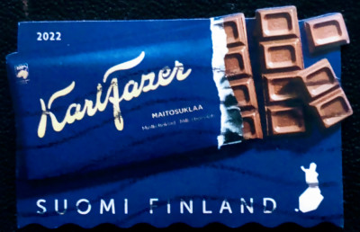 Finlanda 2022 ciocolata Karl Faser, m&amp;acirc;ncare, Serie 1v. ștampilata foto