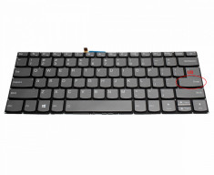 Tastatura Laptop Lenovo YOGA 520-14IKB Gri Layout US Fara Iluminare foto