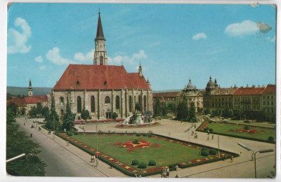 CPI B 11616 CARTE POSTALA - CLUJ. CATEDRALA SF. MIHAIL, RPR foto