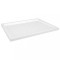 Cadita de dus cu puncte, alb, 80x100x4 cm, ABS