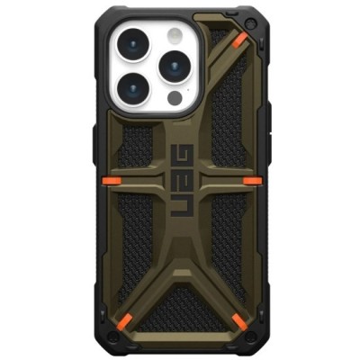 Husa pentru iPhone 15 Pro Max - UAG Monarch - Kevlar Element Green foto