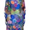Rochie tip poncho T dama, Dacali, albastru/crem, one size