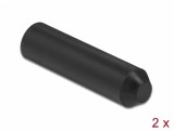 Set 2 buc capace termocontractabile pentru sigilarea cablurilor 70 x 16 mm Negru, Delock 19762