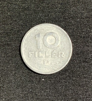 Moneda 10 filler 1965 Ungaria foto