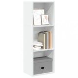VidaXL Bibliotecă, alb, 40x30x114 cm, lemn prelucrat 857867