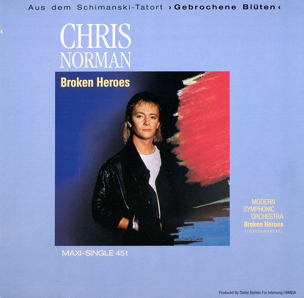 Chris Norman - Broken Heroes 1988, Hansa disc vinil Maxi Single